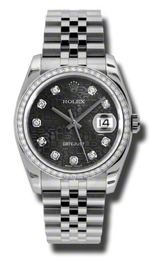Classic Rolex Datejust Blue Sapphire Crystal Automatic 40mm Steel Chronograph Watch
