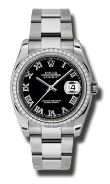 Rolex Datejust 41mm Black Face Automatic Timepiece with Swiss Clone Movement