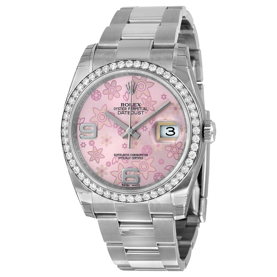 Rolex Datejust 41mm Gold & White Pearl Dial Automatic Lady's Watch