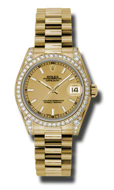 Rolex Datejust 36mm Everose Gold Diamond Dial Automatic Replica Watch