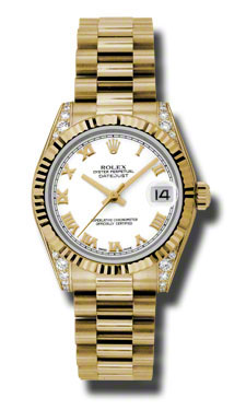 Rolex Datejust 178238WRP White Face Automatic 36mm Luxury Replica Watch