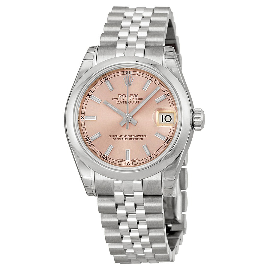 Rolex Datejust Pink Gold Automatic 36mm Diamond-Embellished Watch
