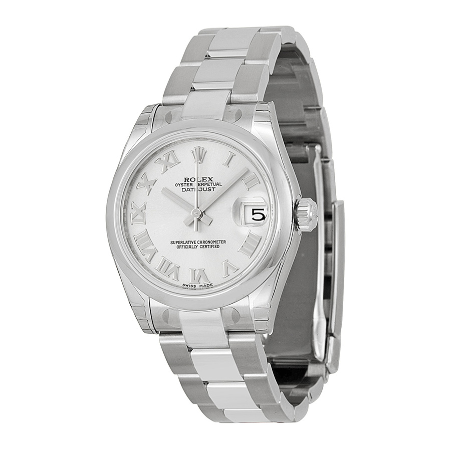 Rolex Datejust 36mm Steel & Rose Gold Replica Watch with Silver Dial