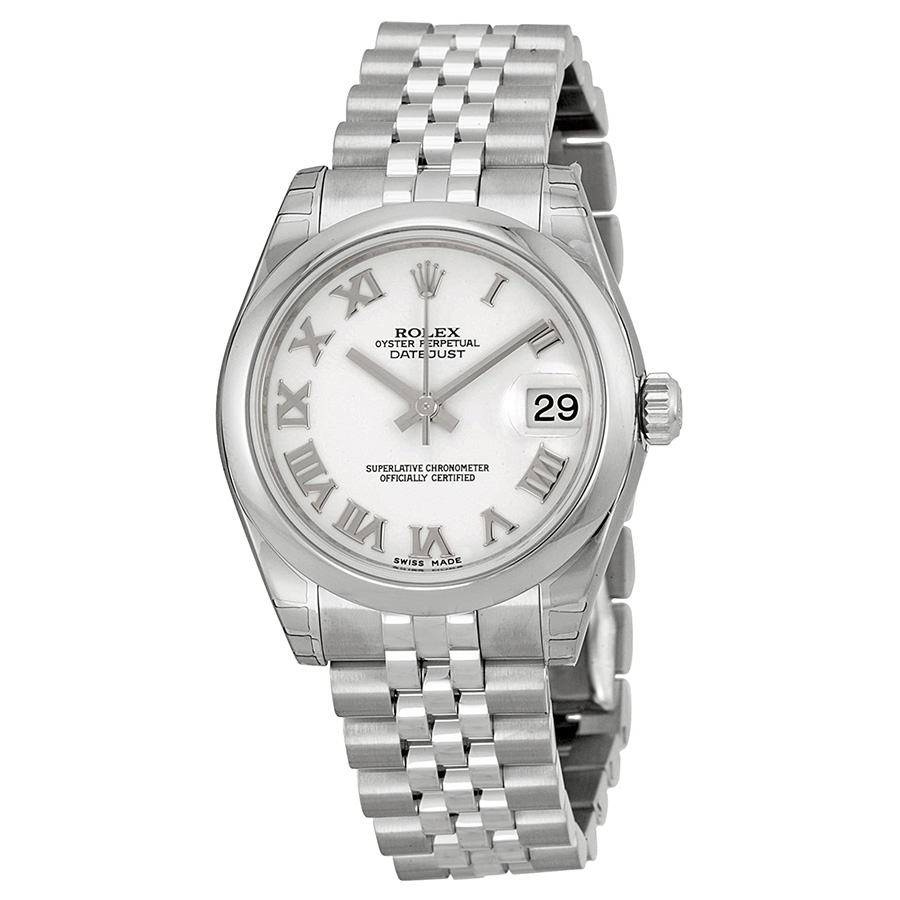 Omega Datejust Classic 36mm Automatic Stainless Steel Chronograph Jet Black Face Watch