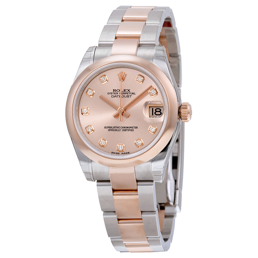 Rolex Datejust Clone 178241PDO Automatic Timepiece with Silver Dial