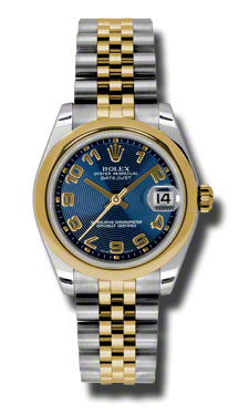 Omega Ladys Diver Chrono Blue Face Automatic Water Resistant Watch