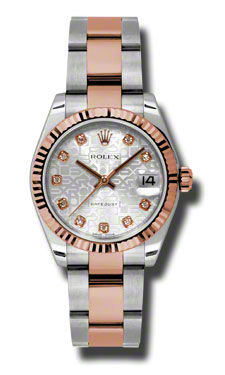 Rolex Datejust 41mm Imitation Gold & Diamond Solitaire Watch