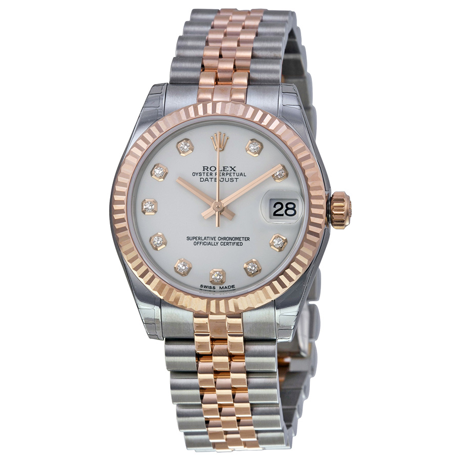 Stainless Steel Rolex Datejust Clone 178271WDJ Automatic Sapphire Crystal Watch