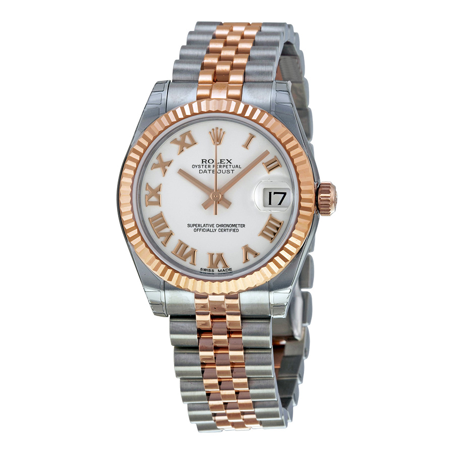Omega Ladie's Timeless Elegance Datejust 41mm Gold-Plated Automatic Silver Dial Water-Resistant Watch