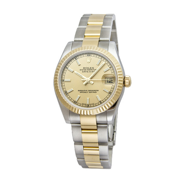 Rolex Datejust 178273CSO Imitation Gold & Silver Mixed Case Automatic Elegant Lady's Watch