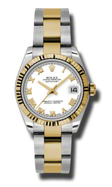 Rolex Datejust 178273WRO Imitation White Gold Automatic Ladies Watch