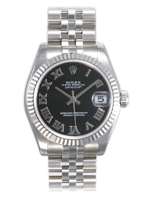 Rolex Datejust 36mm Steel & Rose Gold Diamond Dial Replica Watch