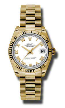 Rolex Datejust 178278 Homage 18K Yellow Gold Automatic 36mm Diver Watch