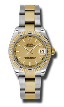 Rolex Datejust 41mm Automatic Gold-Case Cream Dial Homage Watch