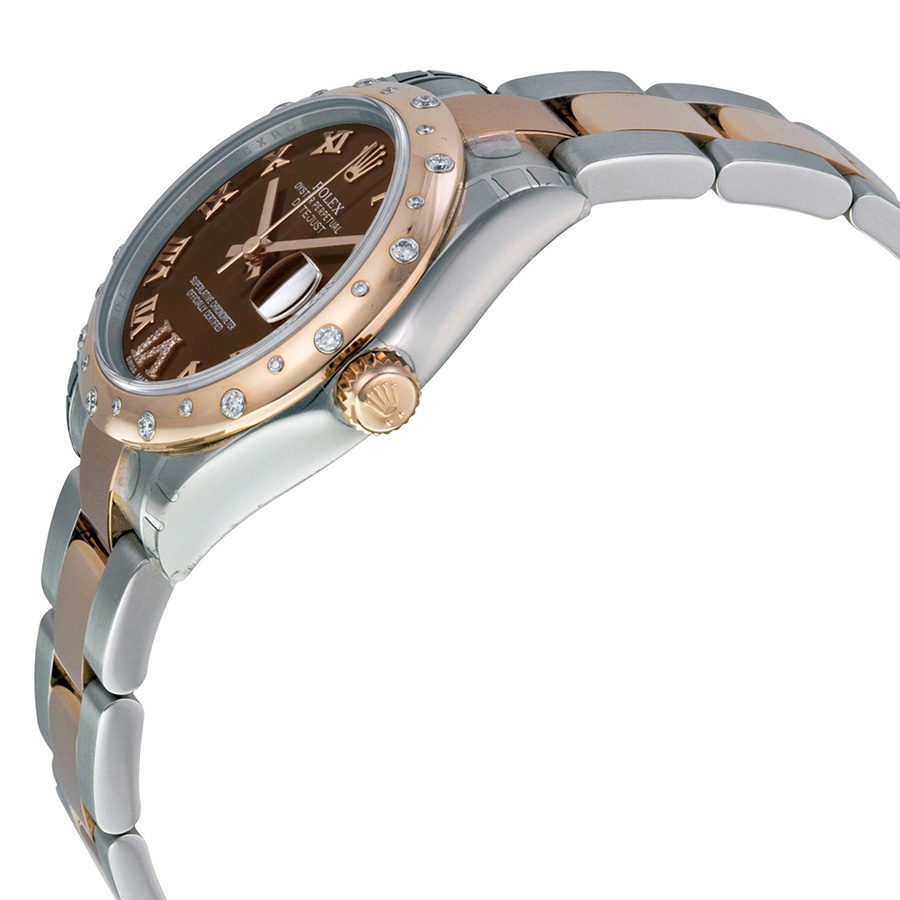 Vintage Style Rolex Datejust 41mm Automatic Swiss Clone with Diamond Accents