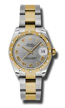 Rolex Datejust 178343GRO Blend Chronograph Gold & Silver Automatic Watch