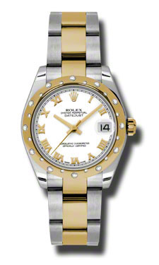 Rolex Datejust 178343WRO Imitation Gold Case Swiss Automatic Chronograph Watch