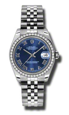 Rolex Datejust Blue Sapphire Dial Replica Automatic Watch