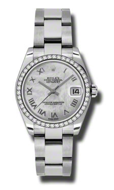 Classic Swiss Rolex Datejust 178384MRO Imitation Gold & Silver Dual-Tone Automatic Watch