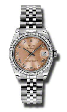 Classic Rolex Datejust 36mm Lady's Gold and Diamond Charm Watch