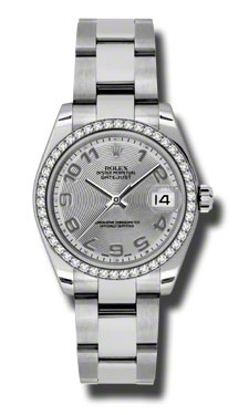 Omega Datejust 178384SCAO Clone Automatic Gold-Plated Silver Dial Watch