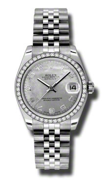 Rolex Datejust Goldust Pearl Mother of Pearl Watch, 36mm Automatic, Water Resistant
