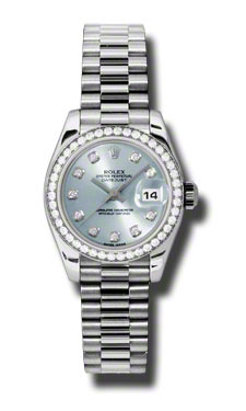 Platinum Timepiece - Rolex Datejust 179136IBLDP - 31mm Imitation Watch