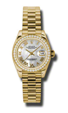 Rolex Datejust 179138MRP Self-Winding Gourmet Gold & Black Watch