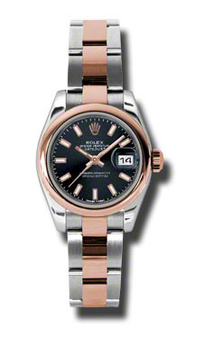 Rolex Datejust 179161 BKSO Black Automatic Clone Watch