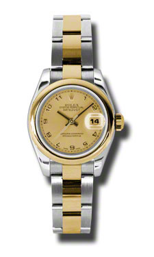 Omega Datejust 179163CAO: Radiant Champagne Dial Automatic Lady's Watch