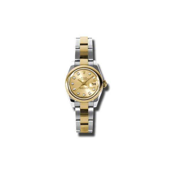 Champagne Gold Rolex Datejust 36mm Imitation Automatic Lady's Watch