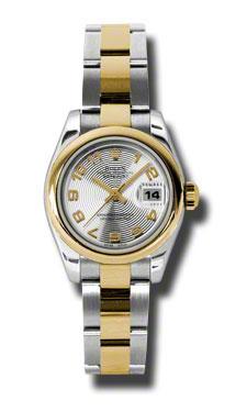 Rolex Datejust Inspired Automatic Silver Conc. Circle Dial Watch