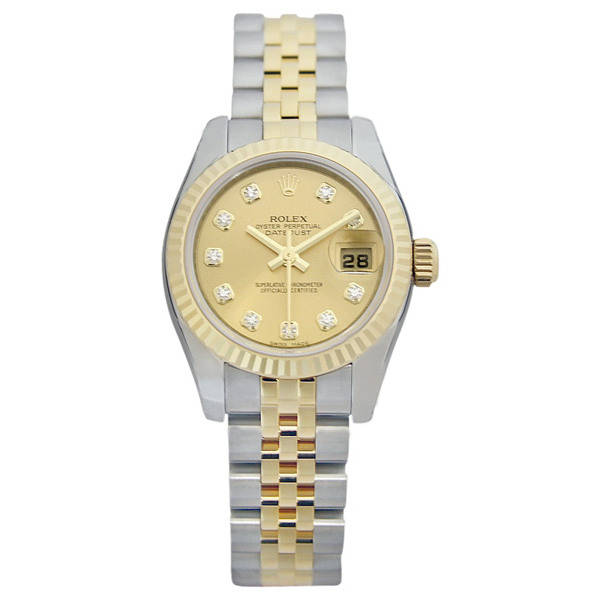 Replica Rolex Datejust 41mm Automatic Diamond Bezel Gold Watch