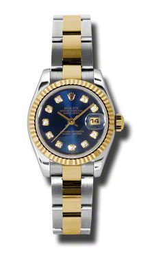 Omega Datejust Blue Steel Charm, Swiss Movement, 36mm Dial Watch