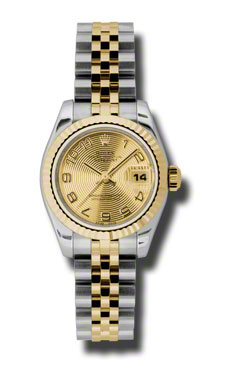 Classic Rolex Datejust 179173CCAJ Imitation Automatic Gold-Plated Watch