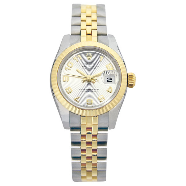 Rolex Datejust 179173SCAJ Clone - Swiss Automatic - 28mm Gold & Diamond Bezel Watch