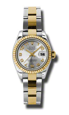 Rolex Datejust 179173SCAO Imitation 28mm Steel & Rose Gold Dial Watch with Date