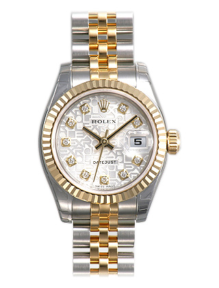 Rolex Datejust 179173SJDJ Imitation Stainless Steel Luxury Diver Watch - Silver Dial