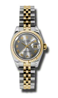 Rolex Datejust Swiss Clone 179173SRJ 36mm Automatic Rose Gold & Diamond Watch