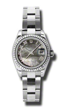 Omega Datejust 179174BKMRO Swiss Crafted 36mm Gold-Plated Automatic Diamond Watch