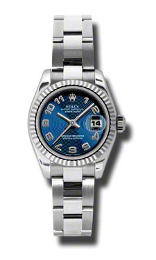 Rolex Datejust 179174BLCAO Imitation Stainless Steel Luxury Automatic Watch with Blue Dial