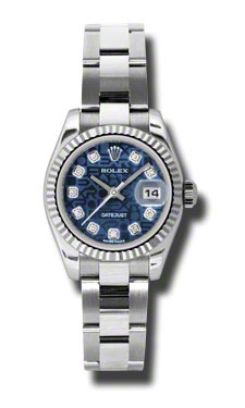 Rolex Datejust Blue Jubilee自动计时石英女士手表