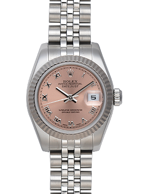 Rolex Datejust 179174PRJ Elegant Gold & Diamond Bezel Automatic Watch