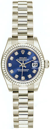 Rolex Datejust 179179-BLDP Clone: Swiss Automatic, Gold-Plated Case, Black Dial Watch
