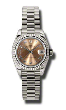 Rolex Datejust 179179PRP Swiss Clone - Precision Automatic Gold-Plated 36mm Watch