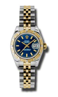 Classy Rolex Datejust 179313BLSJ Imitation Gold Automatic Chronograph Watch