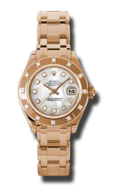 Swiss Imitation Rolex Datejust 80315MDPM Automatic Gold-Plated Case Jet Black Dial 30m Water-Resistant Watch
