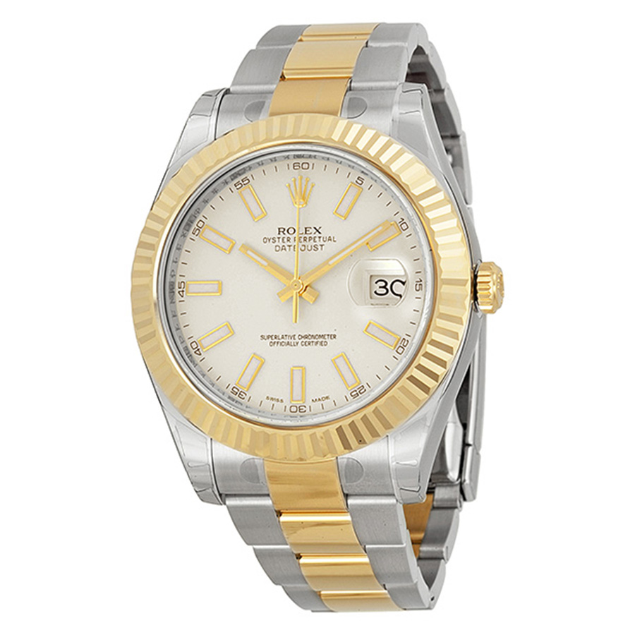 Rolex Datejust II Steel & Gold Automatic Champagne Dial Replica Watch