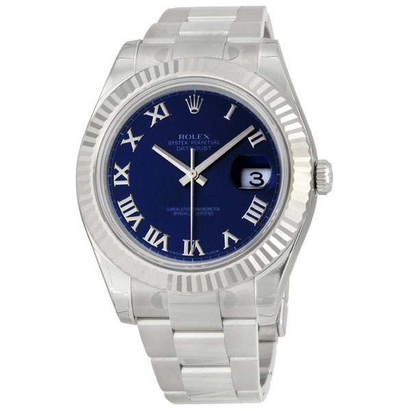 Rolex Datejust II Blue Charm Bracelet Automatic Replica Watch