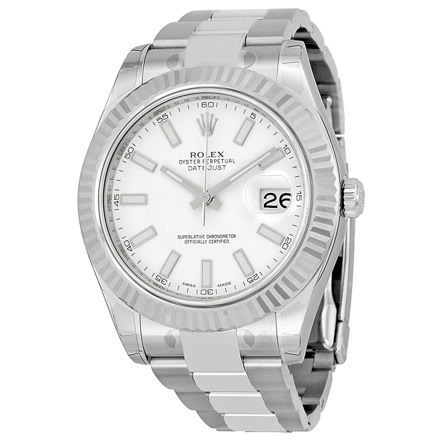 Stunning Rolex Datejust II 116334WSO Imitation - 36mm Steel & White Dial Automatic Watch